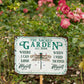 Personalized Garden Floral Art Find My Soul Custom Classic Metal Signs