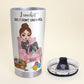 Personalized Crochet Tumbler Cup 20 OZ - So I Don't Unravel - A Sitting Girl Crochet