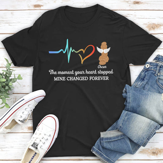 MOMENT YOUR HEART STOPPED - PERSONALIZED CUSTOM UNISEX T-SHIRT