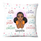 Personalized Gift For Granddaughter/Grandson I Am Kind, Brave Pillow