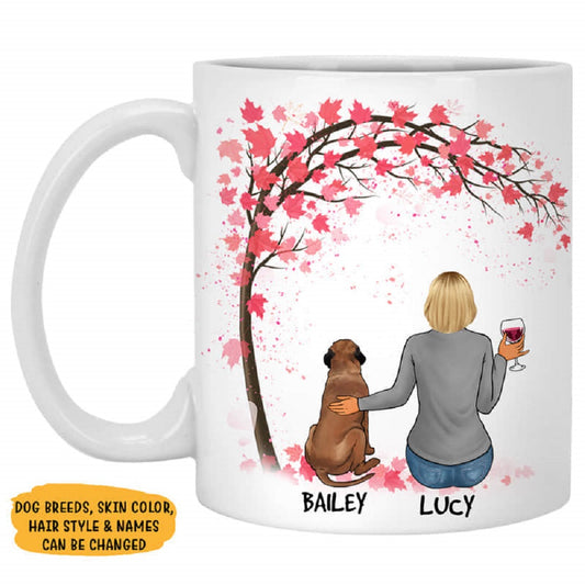 Happy Mother's Day To The Best Mom, Customized Mugs for Dog Lovers, Personalized Mother's Day gifts
