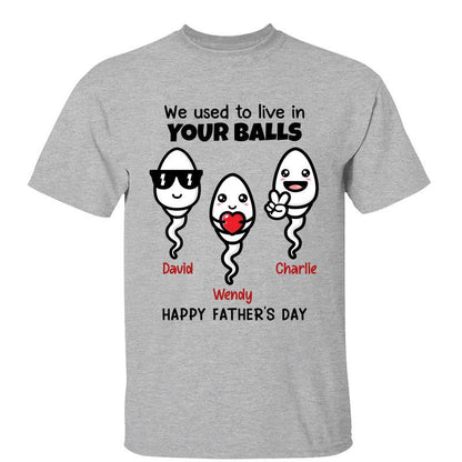 Little Cute Kids Happy Father's Day Personalized Shirt