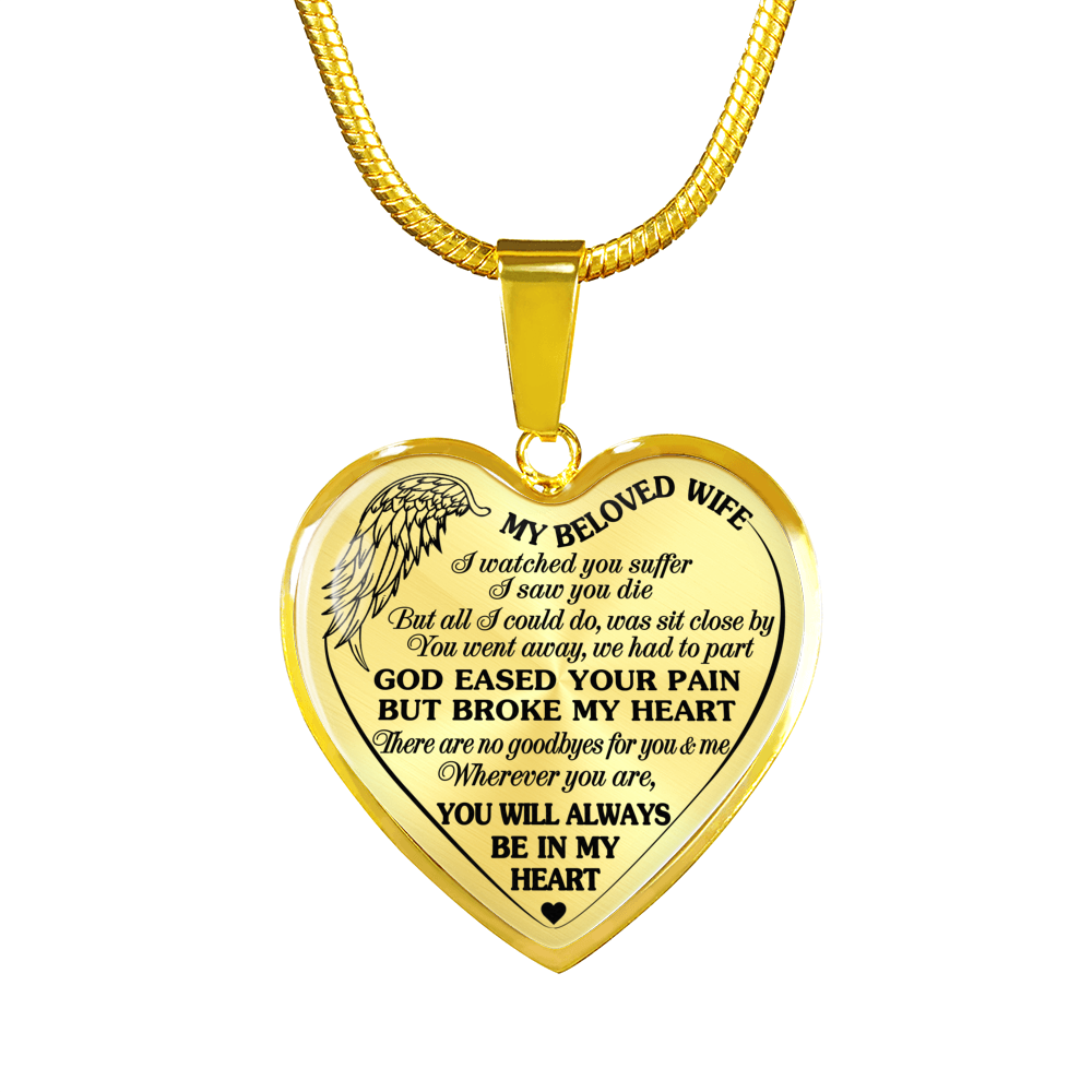 MY BELOVED WIFE Memory Necklace