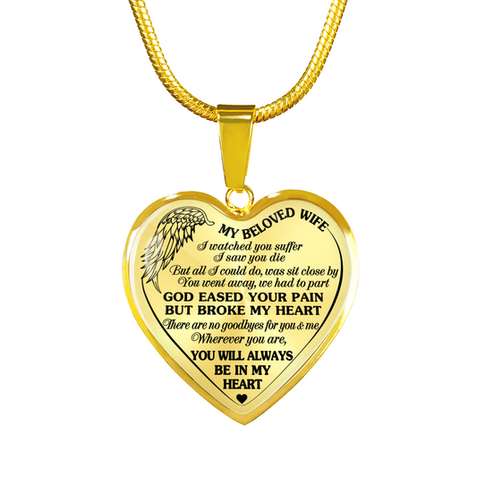 MY BELOVED WIFE Memory Necklace