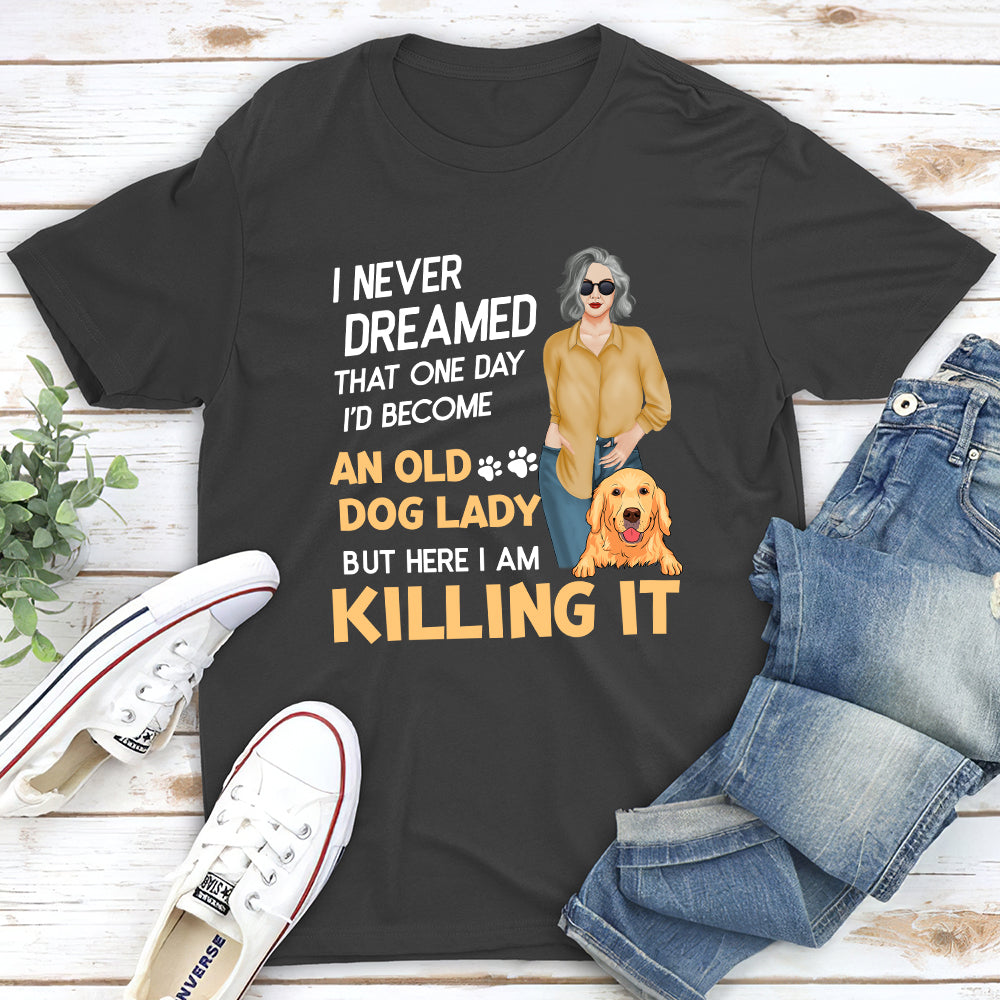 Dog Lady - Personalized Custom Unisex T-shirt