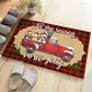 It's The Most Wonderful Time Of The Year - Dogs Christmas - Personalized Decorative Mat