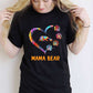 Mama Bear Grandma Bear Colorful Pattern Personalized Shirt