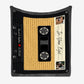 Custom Song Lyrics, Customizable Text And Upload Photo, Black Cassette Tape Blanket