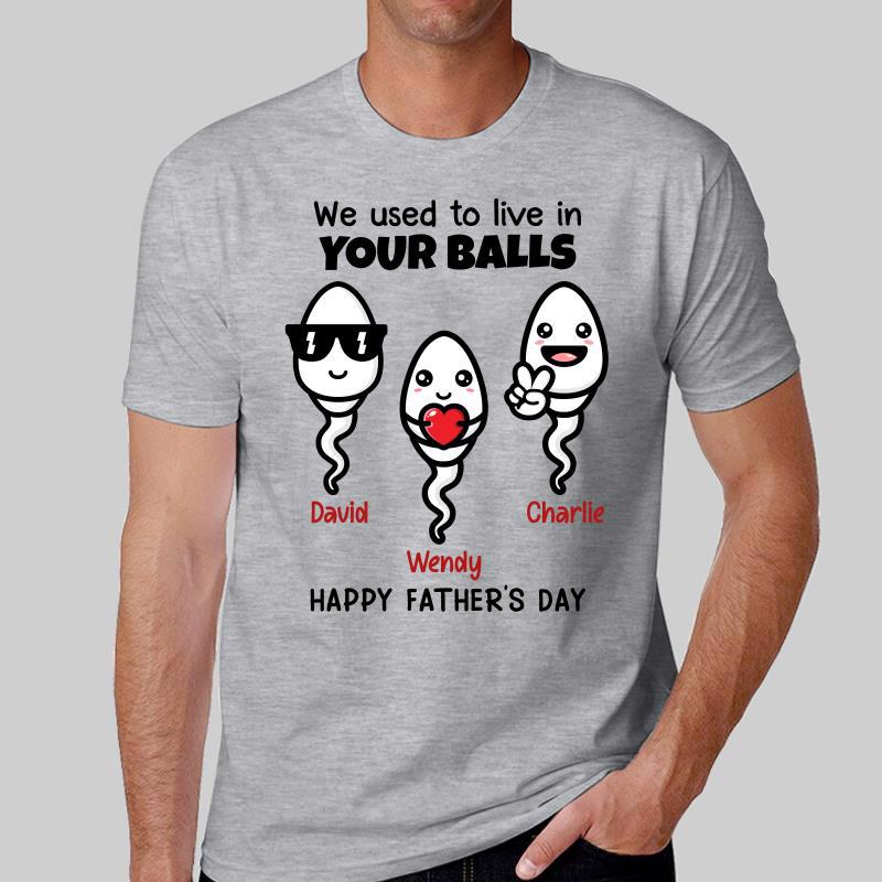 Little Cute Kids Happy Father's Day Personalized Shirt